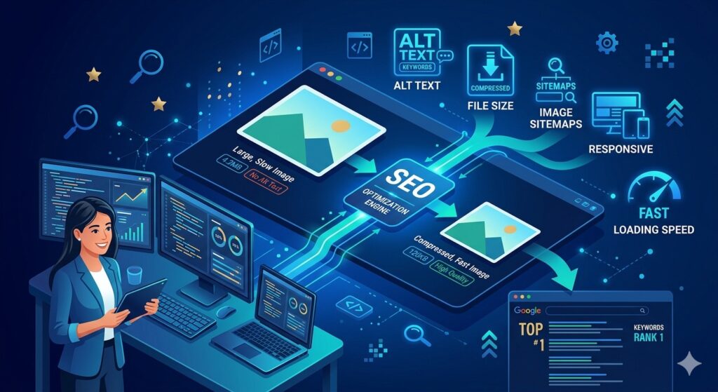 Image optimization for faster website performance