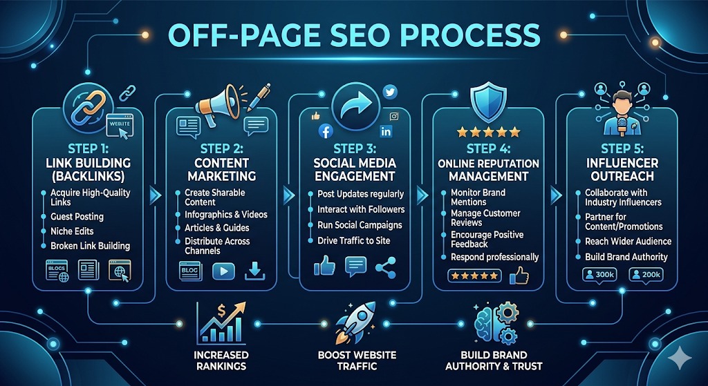 Professional off page SEO authority link building strategy